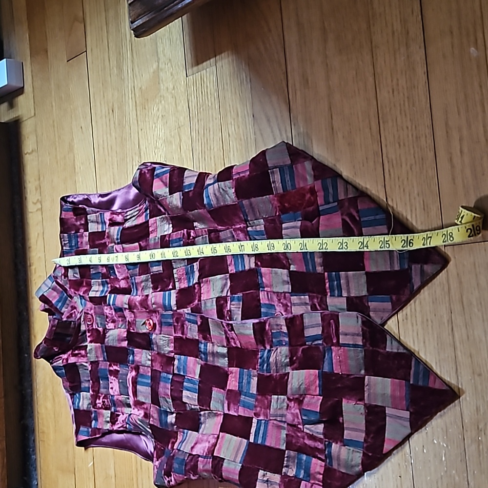 Jeff Gallano Paris Vintage Silk/Linen Vest - Picture 8 of 14